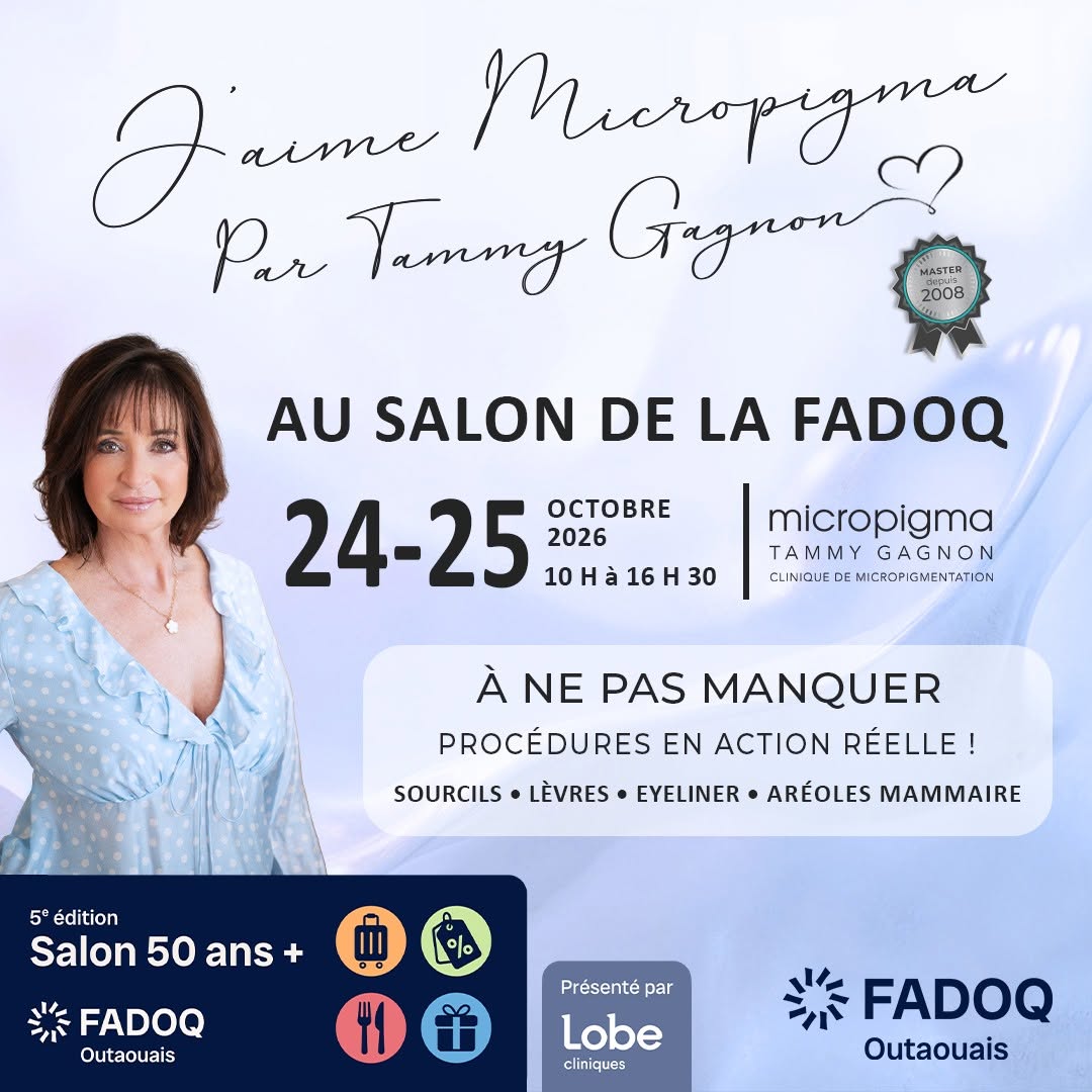 Micropigma Tammy Gagnon au Salon FADOQ Outaouais 2026 à Gatineau
